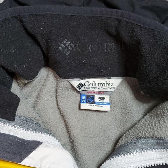 Columbia Sportswear Black/Yellow Vertex Omni-Shield Layered Coat - Picture 6 of 12